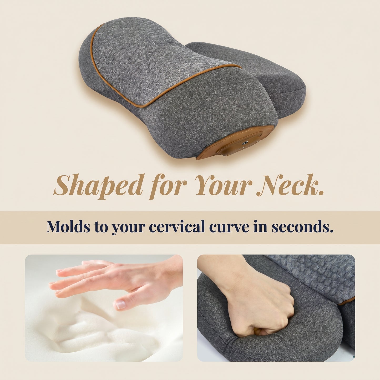 Nuvellery™ Pillow: Smooth Your Neck Hump in 30 Minutes a Day