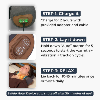 Nuvellery™ Pillow: Smooth Your Neck Hump in 30 Minutes a Day